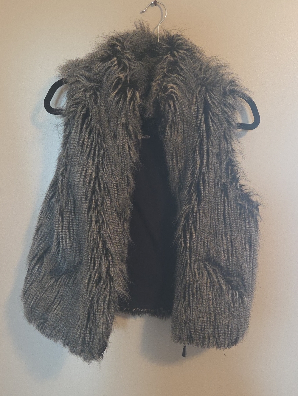 jamie sadock Gray Faux Fur Vest